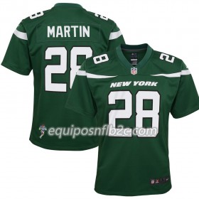 Camiseta Hombre NFL New York Jets Curtis Martin 28  Nike Verde